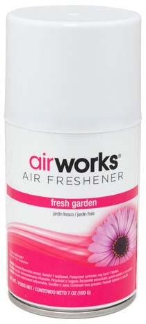 207mL Airworks® Metered Air Freshener, Fresh Garden Scent, Aerosol